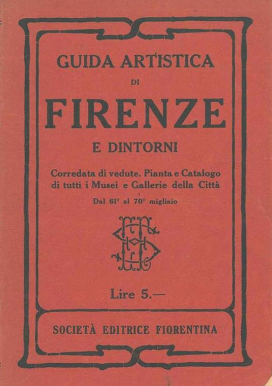Guida artistica di Firenze e dintorni - copertina