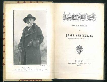 Parvulae. Pagine sparse - Paolo Mantegazza - copertina