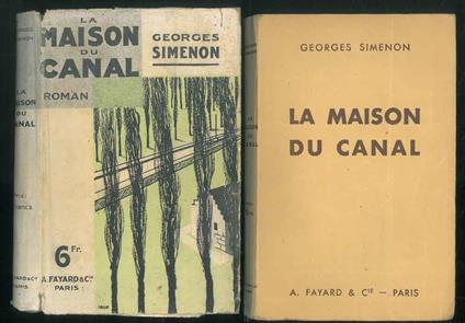 La maison du canal. Roman inédit - Georges Simenon - copertina