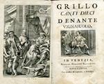 Grillo. Canti dieci d'Enante Vignajuolo