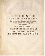 Réponse aux deux Lettres de Monsieur Bartoli Antiquaire de S. M. le Roi de Sardaigne
