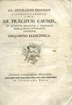 De Praecipuis Caussis, et momentis neglectae a nonnullis hebraicarum litterarum disciplinae. Disquisitio Elenchtica