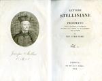 Lettere stelliniane e prospetto della dottrina stelliniana intorno all'origine ed al progresso dei costumi