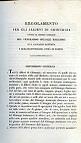 Regolamento per gli allievi di chirurgia addetti al servizio sanitario del venerando Spedal Maggiore di S. Giovanni Battista e dell'Illustrissima Città di Torino