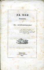 Il Cid. Tragedia