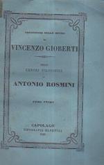 Degli errori filosofici di Antonio Rosmini. Sulla seconda edizione riveduta e corretta dall'autore