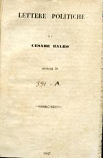 Lettere Politiche al Signor D