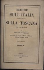 Memorie sull'Italia e specialmente sulla Toscana dal 1814 al 1850