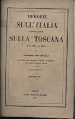 Memorie sull'Italia e specialmente sulla Toscana dal 1814 al 1850