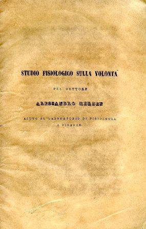 Studio fisiologico sulla volontà umana - Aleksandr Herzen - copertina