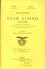 Bollettino del Club Alpino Italiano. Periodico trimestrale pubblicato per cura della Direzione centrale e distribuito gratis ai soci del Club. Vol. XI. N. 30. 2° trimestre