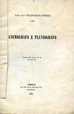 Anemografo e pluviografo. Estratto dalla Natura vol. III. Fascicoli 3 4 5