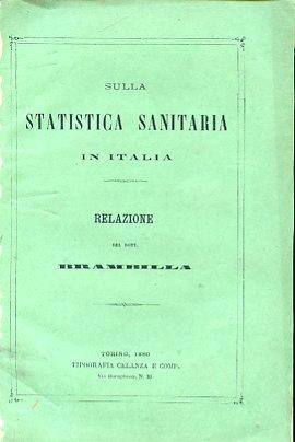 Sulla statistica sanitaria in Italia. Relazione - Luigi Brambilla - copertina