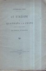Le stazioni di Quadrata e di Ceste lungo la strada romana da Pavia a Torino attraversante il territorio di Crescentino