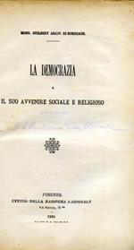 La democrazia e il suo avvenire sociale e religioso