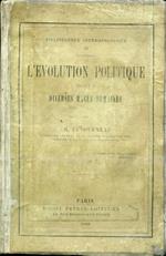 L' évolution politique dans les diverses races humaines