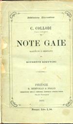 Note gaie raccolte e riordinate da Giuseppe Rigutini. Prima edizione