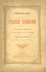 Commemorazione di Felice Govean fatta il 10 ottobre 1898 nella Sala Vincenzo Troya e cenni sopra la costituzione del Comitato per il Monumento