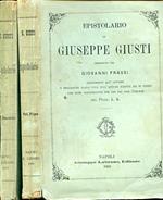Epistolario ordinato da Giovanni Frassi. Contenente 407 lettere e preceduto dalla vita dell'Autore scritta da se stesso con note illustrative per uso dei non Toscani pel Prof. L. G