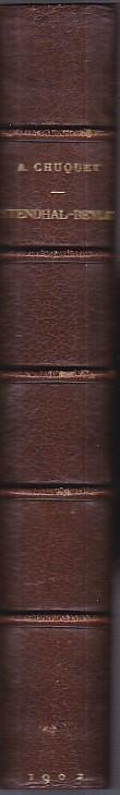 Stendhal - Beyle - Arthur Chuquet - copertina