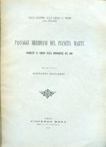 Passaggi meridiani del pianeta Marte osservati in Torino nella opposizione del 1909. Memoria