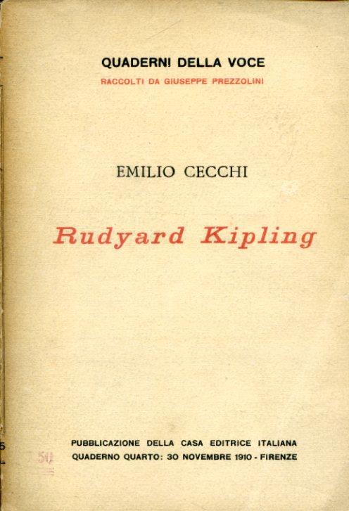 Rudyard Kipling - Emilio Cecchi - copertina