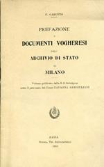 Prefazione a documenti vogheresi dell'Archivio di Stato di Milano. Volume pubblicato dalla S. S. Subalpina sotto il patronato del Conte Cavagna Sangiuliani