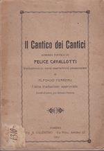 Il Cantico dei Cantici. Scherzo poetico. Traduzione in versi martelliani piemontesi di Alfonso Ferrero. Unica traduzione approvata