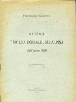 Di una \notizia dorsale\