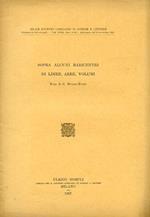 Sopra alcuni baricentri di linee, aree, volumi. Reale Istituto Lombardo di Scienze e Lettere. Estratto dai Rendiconti. Vol. XLIX, fasc. 18. 19. Adunanza del 9 novembre 1916