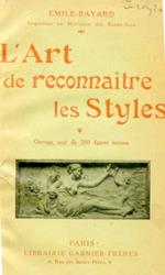 L' Art de Reconnaître les Styles. Architecture. Ameublement