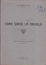 Come sorse la Grivola. Estratto dalla Rivista turistica Pro Piemonte