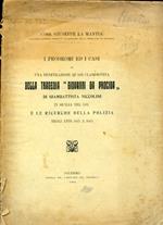 I prodromi ed i casi di una penetrazione quasi clandestina della tragedia Giovanni da Procida di Giambattista Niccolini in Sicilia nel 1831 e le ricerche della polizia negli anni 1841 a 1843