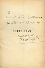 Sette savi. Copia autografata