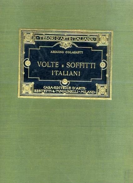 Volte e soffitti italiani - Arduino Colasanti - copertina