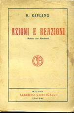 Azioni e reazioni (Actions and Reactions). Traduzione integrale dall'inglese di Giacomo Prampolini