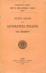 Nuovi saggi sulla letteratura italiana del Seicento