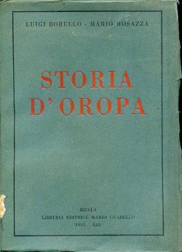 Storia d'Oropa - Luigi Borello,Mario Rosazza - copertina