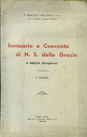 Santuario e Convento di N. S. delle Grazie di Mellea (Farigliano) - Francesco Maccono - copertina