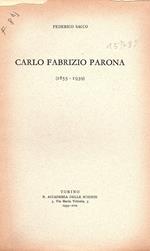 Carlo Fabrizio Parona (1855. 1939)
