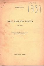 Carlo Fabrizio Parona (1855. 1939) (Dall'Annuario della R. Università di Torino. Anno Accademico 1938-39)