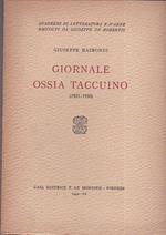 Giornale ossia taccuino (1925 1930)