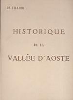 Historique de la Vallée d' Aoste
