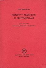 Sonetti maestosi e sentimentali. con tre lettere inedite di Jean Cocteau Sandro Penna e Camillo Sbarbaro