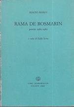 Rama de rosmarin. Poesie 1980-1985