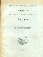 Biogeografia dell'isola di Zannone. Fauna. Estratto dai Rendiconti dell'Accademia Nazionale dei XL. Serie IV Vol. IV e V 76° e 77° dalla fondazione