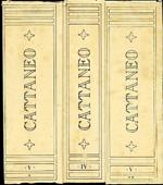 L' insurrezione di Milano e gli altri scritti dal 1848 al 1852 Archivio Triennale. Tutte le opere di Carlo Cattaneo. A cura di Luigi Ambrosoli. IV. V, parte 1. V, parte 2