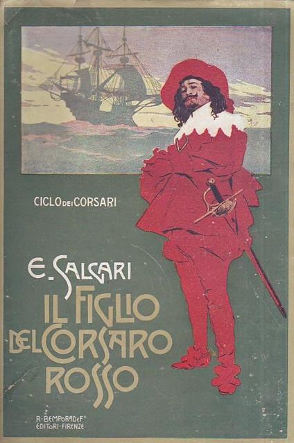 Il Figlio del Corsaro Rosso - Emilio Salgari - copertina