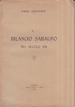 Il bilancio sabaudo nel secolo XIII