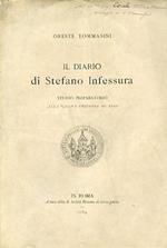 Il Diario di Stefano Infessura. Studio preparatorio alla nuova edizione di esso